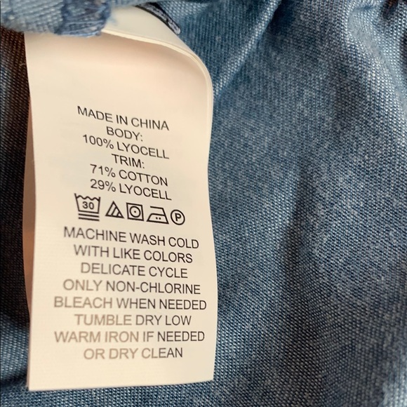 Kate Spade Blue Ruffled Blouse - Picture 4 of 4